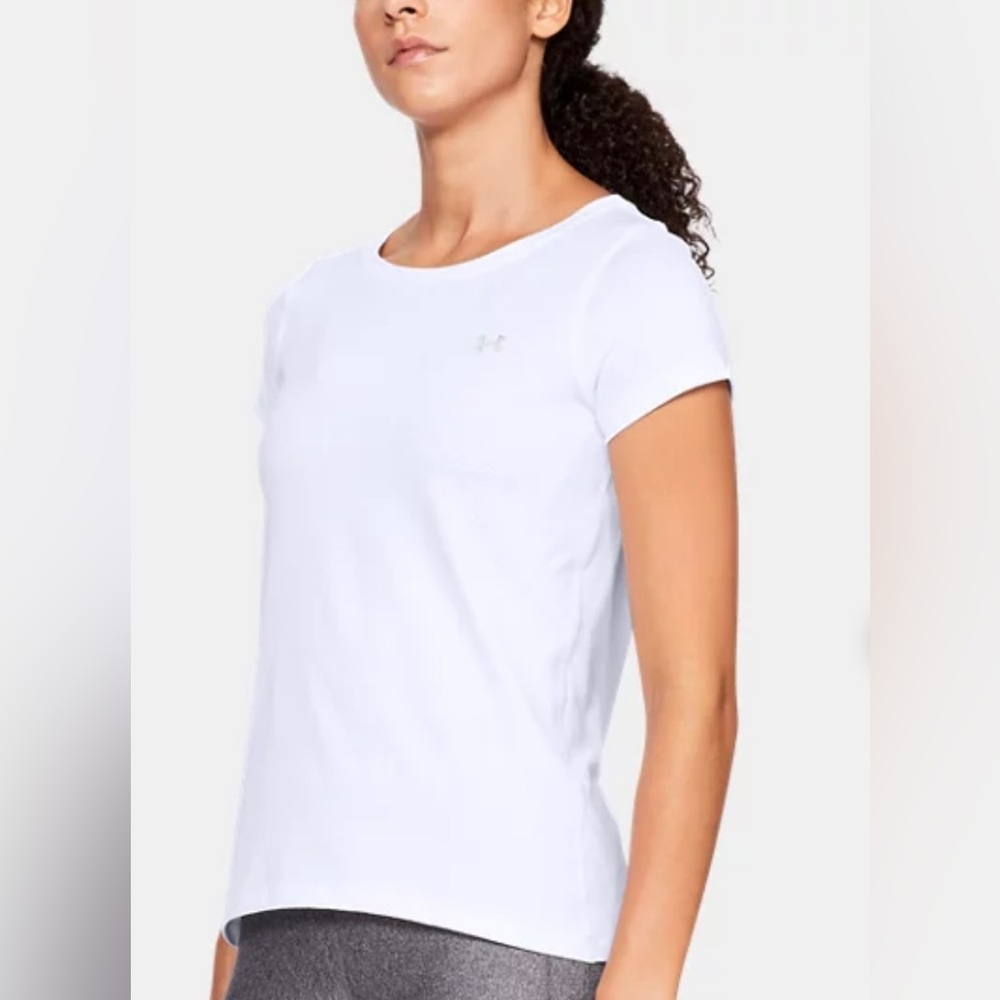 ✨NWT✨ Under Armour Women's Heatgear Teeshirt [White]